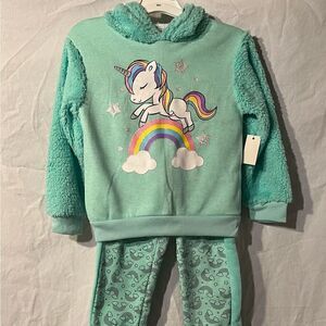Real Life Girls 2 Piece Unicorn Outfit